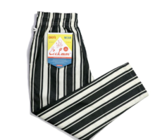 シェフパンツ Chef Pants Awning Stripe Black