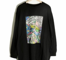 スカラーちゃんキノコパラダイス柄ロングスリーブTシャツ 4950