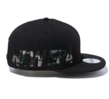 9FIFTY Essential エッセンシャルロゴ ブラック × ダックハンターカモ 5830