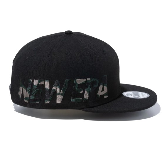 9FIFTY Essential エッセンシャルロゴ ブラック × ダックハンターカモ 5830