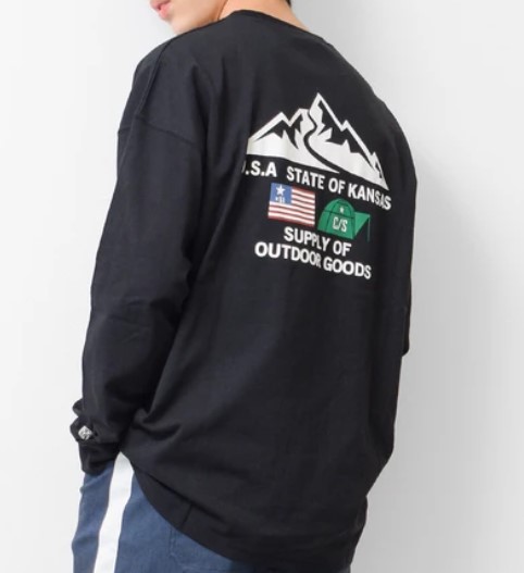 ナイロンOUTDOORロングTシャツ 2750