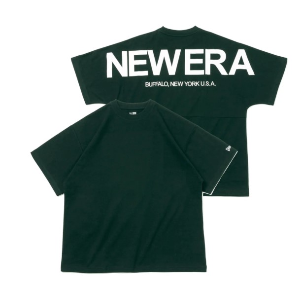 半袖 オーバーサイズド ドロップショルダー Tシャツ The Origin ブラック × ホワイト 4840